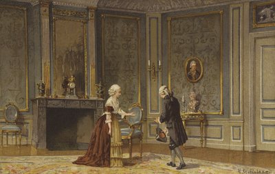 Nederlands interieur, ca. 1792 door Nico Steffelaar